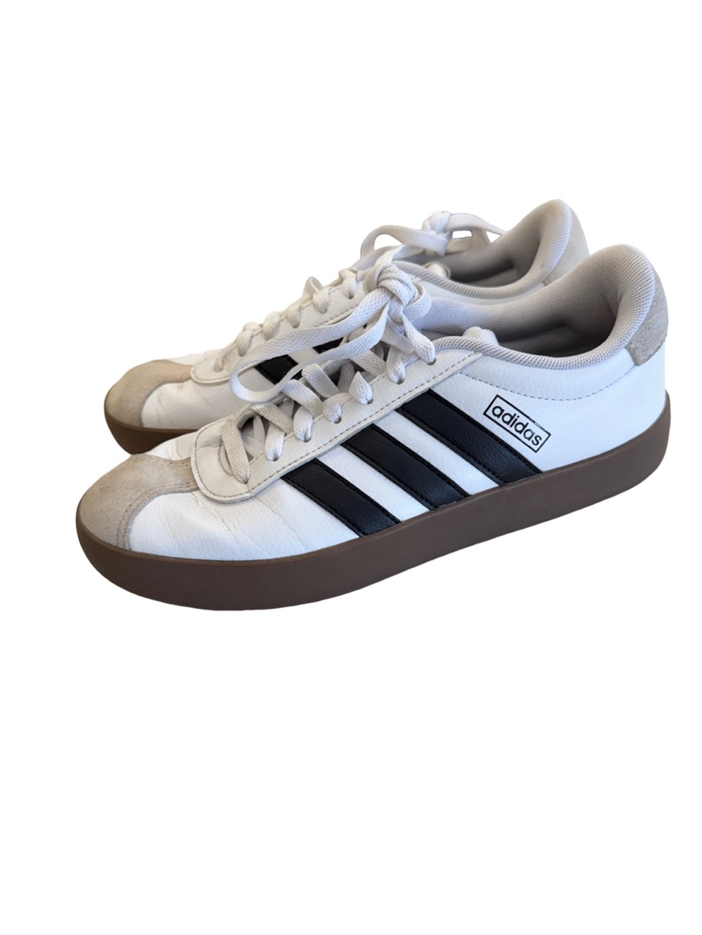 Adidas VL Court 3.0 Women’s Sneakers White Black Gum Size 7.5